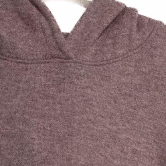 Brown Hooded Sweatshirt With Kangaroo Pocket & Long Sleeves - Picture 2 of 8